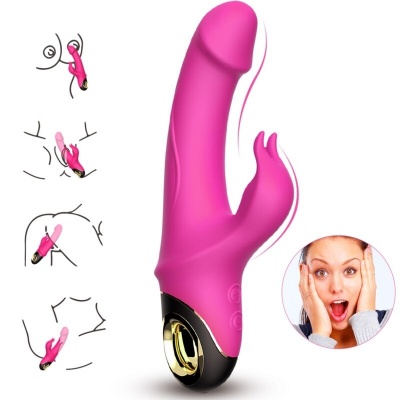 Armony Meteror Dildo Vibrator Rabbit Rotator Fuchsia - image 2