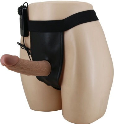 Pretty Love Harness Briefs with Vibration Dildo - image 6