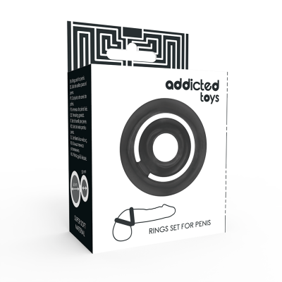 Addicted Toys Potenz C-Ring Penis Black - image 4