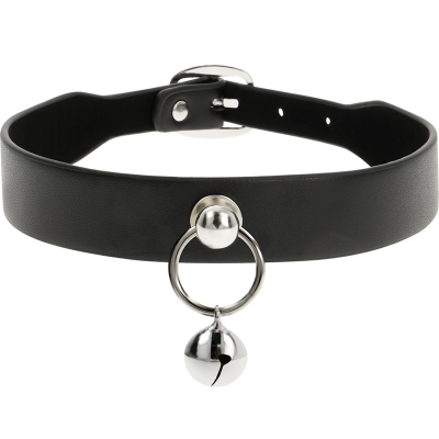 Coquette Chic Desire Vegan Leather Hoop Necklace - image 3