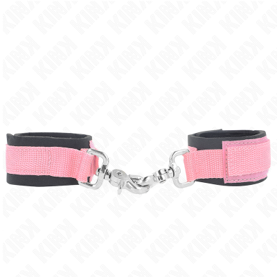 Kink Adjustable Neoprene Wrist Restraints Pink 22-34CM - image 2