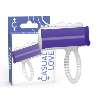 Casual Love Ring Tongue Vibrator Purple - image 2