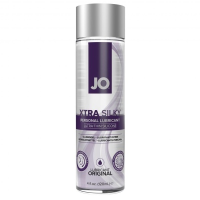 Foto van JO - Xtra Silky Thin Siliconen Glijmiddel - 120 ml