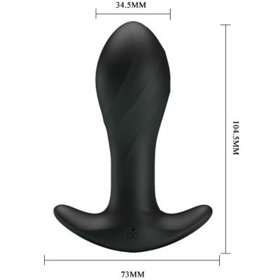 Pretty Love Black Anal Vibrator - image 2