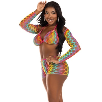 Leg Avenue Set Multicolor One Size - image 3