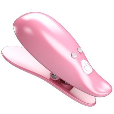 Pretty Love - Leaf Vibrating Nipple Clamps Pink - image 2