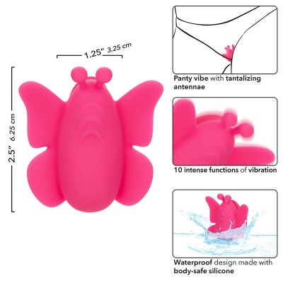 Calexotics Neon Vibes Flutter Vibe Pink Panty - image 8
