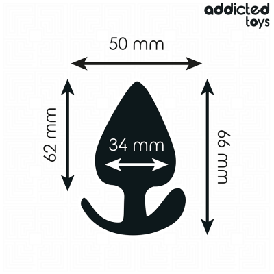 Addicted Toys Anal Plug Silicone M 6.6CM - image 4