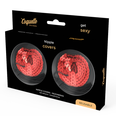 Coquette Chic Desire Nipple Covers Red - image 4