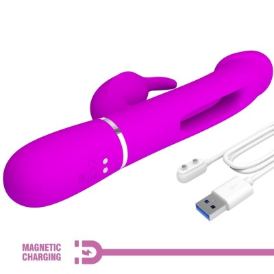 Pretty Love Kampas Rabbit Vibrator Tongue Fuchsia - image 9