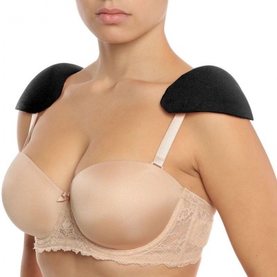 Bye Bra Shoulder Protectors Support Black - image 4