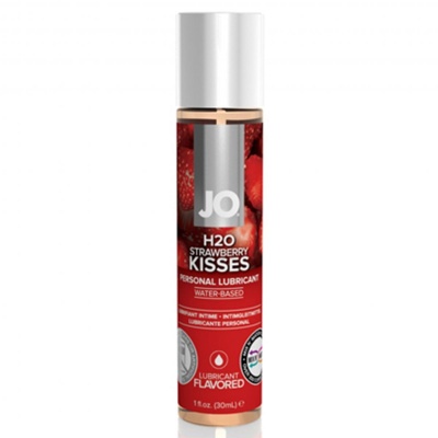 JO - H2O Glijmiddel Aardbei - 30 ml Foto van JO - H2O Glijmiddel Aardbei - 30 ml