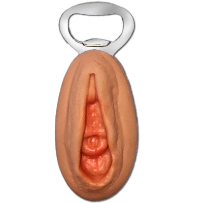 Diverty Sex Vulva Bottle Opener Natural Tone