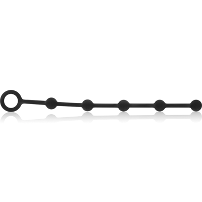 Black&Silver Korg Anal Beads 21 CM - image 3