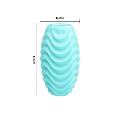 Pretty Love Turquoise Double-Sided Masturbator Egg - image 4