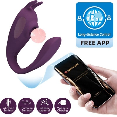 Pretty Love Shey Clitoral Stimulator Remote Control Purple - image 8