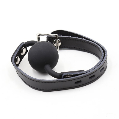 Ohmama Fetish Silicone Ball Gag With Lock - image 5