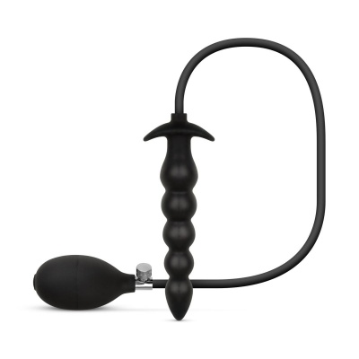 Anal Collection - Opblaasbare Dildo met Pomp 20 cm - Zwart Foto van Anal Collection - Opblaasbare Dildo met Pomp 20 cm - Zwart