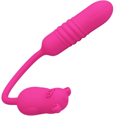 Pretty Love Nobikuma Pink Silicone Vibrating Bullet - image 2