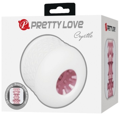 Pretty Love Crystle Male Masturbator White - image 9