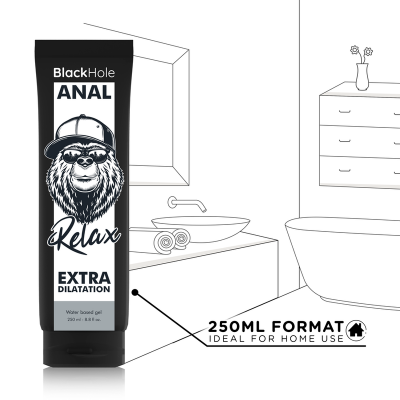 Black Hole Water-Based Dilation Gel 250ml - image 5