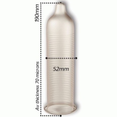 Pasante Cooling Effect Ribbed Condoms 144pk - image 2