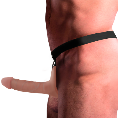 Intense Hollow Harness Silicone Dildo 16cm x 3.5cm - image 3