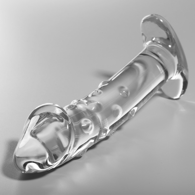 Nebula Series Model 19 Clear Glass Dildo 18.5cm