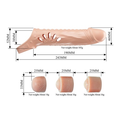 Penis Sleeve With Extenders - image 6