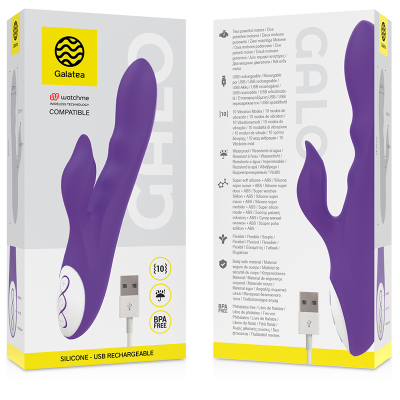 Galatea Galo Purple Vibrator with WatchMe Remote - image 2