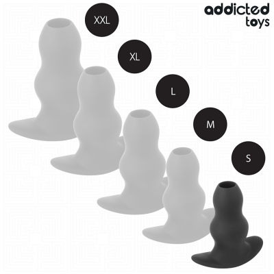 Addicted Toys Hollow Anal Plug Silicone S 7.3CM - image 5