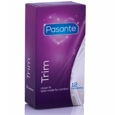 Pasante Thin Trim Slim Fit Condoms 12pk - image 1