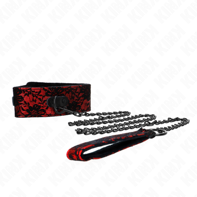 Lace Necklace With Belt With Real Leather Belt 105 CM / 44 X 5.5 CM - image 3
