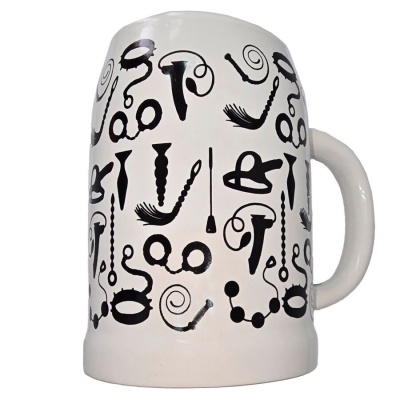 Diablo Picante Erotic Ceramic Beer Pitcher 700ml Diablo Picante Erotic Ceramic Beer Pitcher 700ml