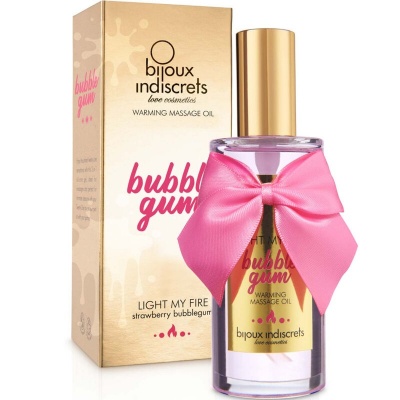 Bijoux Indiscrets Light My Fire Massage Oil Heat Bubblegum - image 2