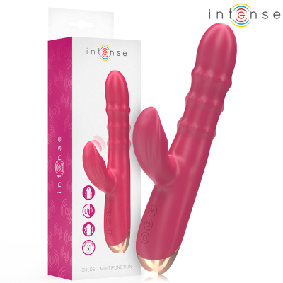 Intense Chloe 3-in-1 Multifunction Vibrator - Red