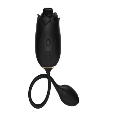 Foto van Fifty Shades of Grey - Blushing Rose Luchtdruk- en G-spot Vibrator - Zwart