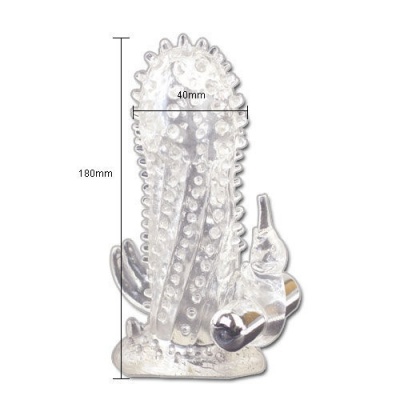 Baile Brave Man Rabbit Vibrator Penis Extension - image 2