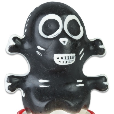 Condomerie Skull Black Hand-Painted Condom Model 1 Condomerie Skull Black Hand-Painted Condom Model 1