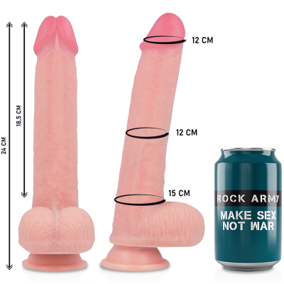 Rock Army Kingcobra Premium Silicone Dildo 24CM - image 3
