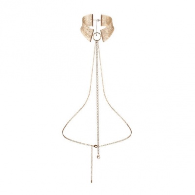 Bijoux Indiscrets Desire Metallic Gold Choker - image 2