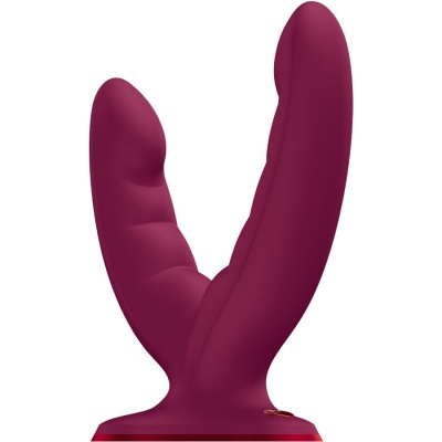 Fun Factory Ryde Double Dildo, Wine Red - image 2