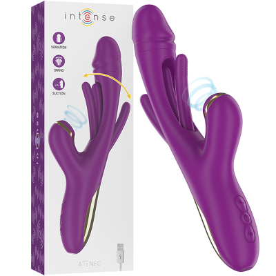 Intense Ateneo Multifunction Vibrator Purple