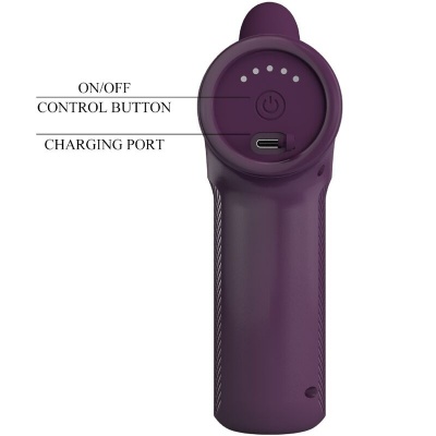 Pretty Love DJ Scholar Massager 5 Settings Purple - image 9