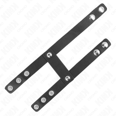 Kink Adjustable Double Leather Penis Ring - image 8