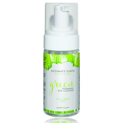 Intimate Earth - Green Tea Toycleaner Foam - 100 ml Foto van Intimate Earth - Green Tea Toycleaner Foam - 100 ml