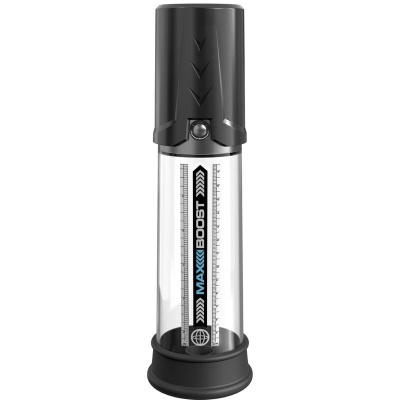 Pump Worx Max Boost Black Penis Pump, Manual Piston Pump Worx Max Boost Black Penis Pump, Manual Piston