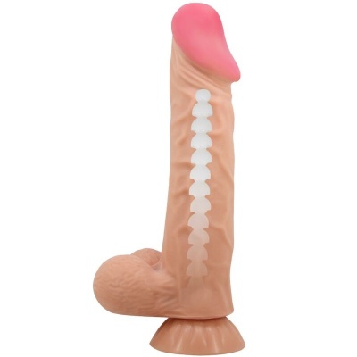 Pretty Love Sliding Skin Dildo Flesh 24 CM - image 5