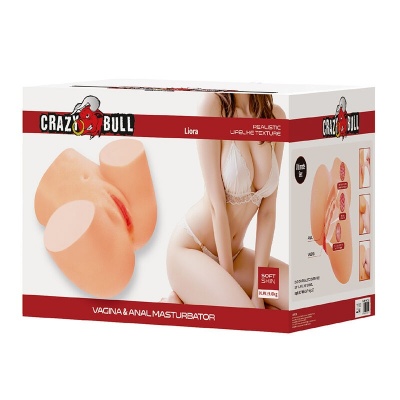 CRAZY BULL - Liora Xxl Double Vaginal And Anal Vibrating Masturbator - image 8