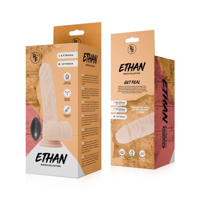 Foto van Real Fantasy - Ethan Verwarmbare Vibrerende Dildo - 19 cm